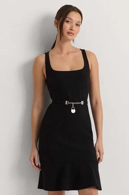 Lauren Ralph Lauren sukienka kolor czarny mini prosta 250933462