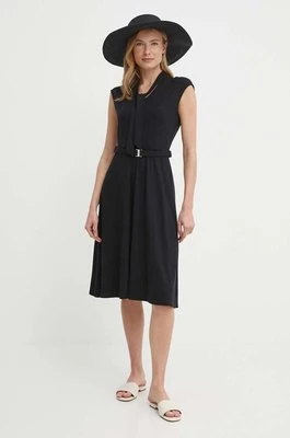 Lauren Ralph Lauren sukienka kolor czarny mini rozkloszowana 250933440