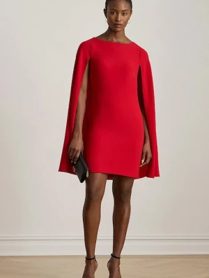 Lauren Ralph Lauren sukienka kolor czerwony mini dopasowana 253980921