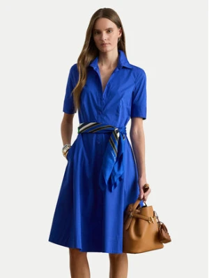 LAUREN RALPH LAUREN Sukienka koszulowa 200748950020 Niebieski Regular Fit