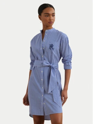 LAUREN RALPH LAUREN Sukienka koszulowa 200963845001 Niebieski Straight Fit