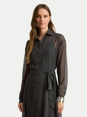 LAUREN RALPH LAUREN Sukienka koszulowa 200B33077001 Szary ciemny Regular Fit