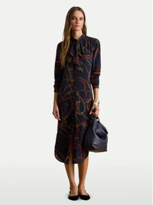 LAUREN RALPH LAUREN Sukienka koszulowa 200P03552001 Granatowy Regular Fit