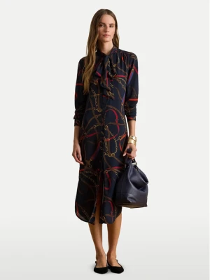 LAUREN RALPH LAUREN Sukienka koszulowa 200P03552001 Granatowy Regular Fit