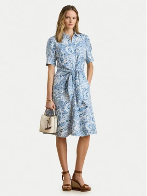 LAUREN RALPH LAUREN Sukienka koszulowa 200P08916002 Niebieski Regular Fit