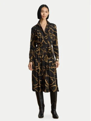 LAUREN RALPH LAUREN Sukienka koszulowa 200P13730001 Czarny A-Line Fit