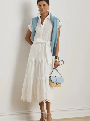 Lauren Ralph Lauren sukienka koszulowa bawełniana