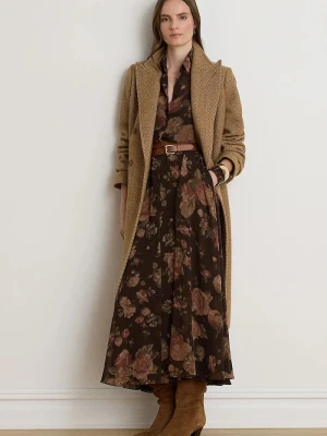 Lauren Ralph Lauren sukienka koszulowa brązowy