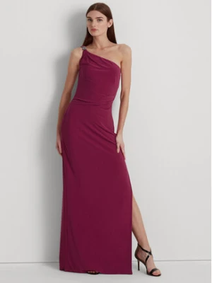 Lauren Ralph Lauren Sukienka wieczorowa 253751483025 Różowy Slim Fit