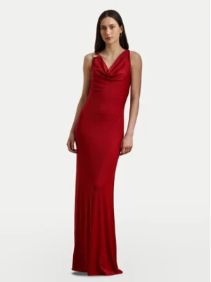 LAUREN RALPH LAUREN Sukienka wieczorowa 253971057002 Czerwony Slim Fit