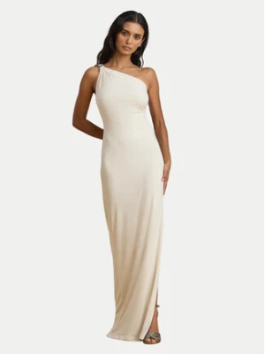 LAUREN RALPH LAUREN Sukienka wieczorowa 253980922003 Écru Slim Fit