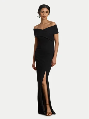 LAUREN RALPH LAUREN Sukienka wieczorowa 253P13931001 Czarny Slim Fit
