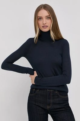 Lauren Ralph Lauren Sweter 200675903011 damski kolor granatowy z półgolfem