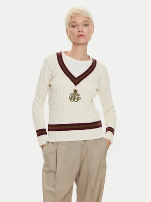 Zdjęcie produktu LAUREN RALPH LAUREN Sweter 200951624002 Écru Regular Fit