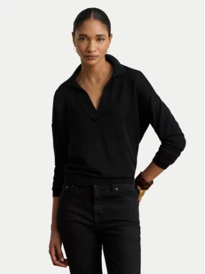 LAUREN RALPH LAUREN Sweter 200P14056002 Czarny Regular Fit