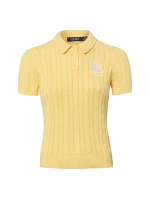 Lauren Ralph Lauren Sweter damski Kobiety Bawełna niebieski,