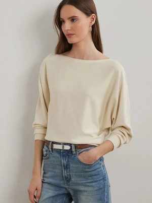 Lauren Ralph Lauren sweter damski kolor beżowy lekki 200933718