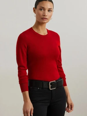 Lauren Ralph Lauren sweter damski kolor czerwony lekki 200919114