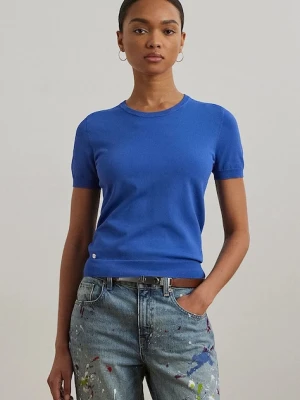 Lauren Ralph Lauren sweter damski kolor niebieski lekki 200971135