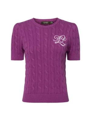 Zdjęcie produktu Lauren Ralph Lauren Sweter z dzianiny Kobiety Bawełna lila