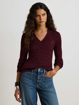 LAUREN RALPH LAUREN Sweter Fahol | Regular Fit bordowy