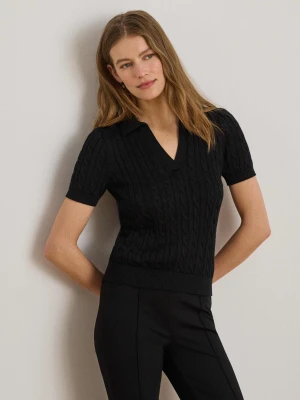 LAUREN RALPH LAUREN Sweter Hilean | Slim Fit czarny