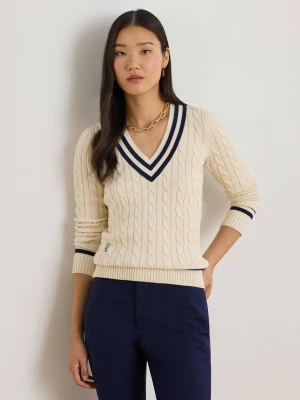 LAUREN RALPH LAUREN Sweter | Regular Fit kremowy