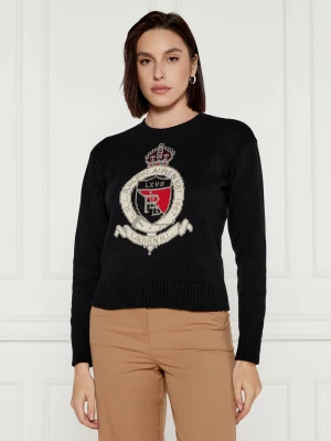 LAUREN RALPH LAUREN Sweter | Regular Fit czarny