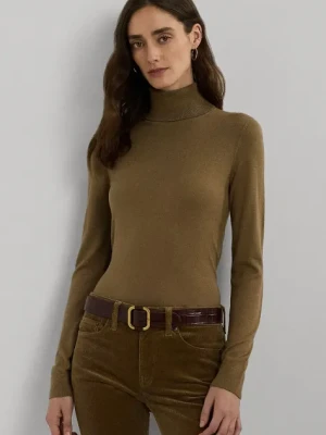 Lauren Ralph Lauren sweter z domieszką jedwabiu