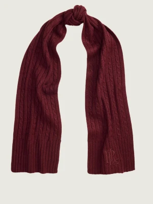 LAUREN RALPH LAUREN Szal | z dodatkiem wełny bordowy