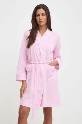 Lauren Ralph Lauren szlafrok bawełniany kolor różowy I814702