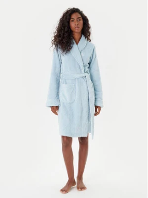 LAUREN RALPH LAUREN Szlafrok ILN42455 Błękitny