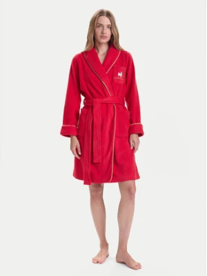 LAUREN RALPH LAUREN Szlafrok ILN42471 Czerwony