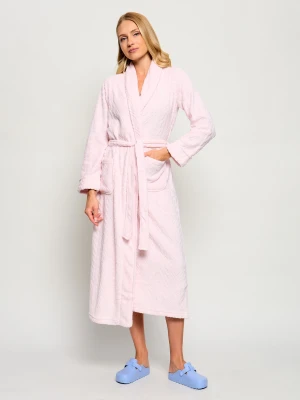 LAUREN RALPH LAUREN Szlafrok pudrowy róż