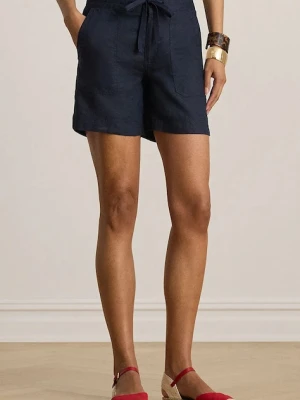 Lauren Ralph Lauren szorty damskie lniane