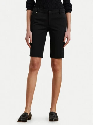 LAUREN RALPH LAUREN Szorty materiałowe 200661653004 Czarny Regular Fit
