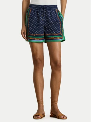 LAUREN RALPH LAUREN Szorty materiałowe 200B20822001 Granatowy Regular Fit