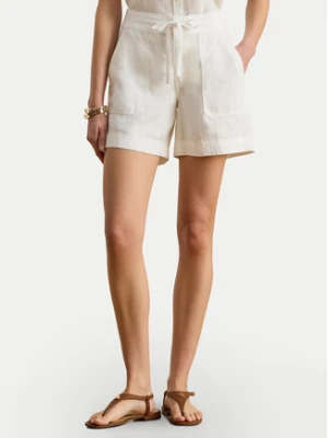 LAUREN RALPH LAUREN Szorty materiałowe 200P13694001 Biały Regular Fit