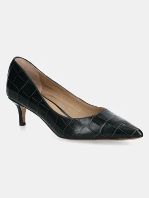 Lauren Ralph Lauren szpilki skórzane Adrienne kolor zielony 802951355005
