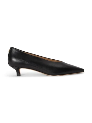 Lauren Ralph Lauren szpilki skórzane Frncsa Pump czarny