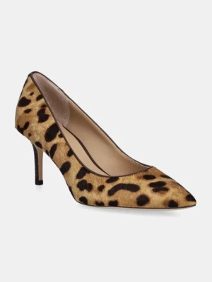 Lauren Ralph Lauren szpilki skórzane Lanette kolor beżowy 802917415001