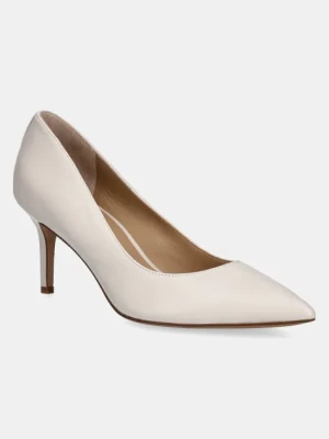 Lauren Ralph Lauren szpilki skórzane Lanette kolor beżowy 802972024002