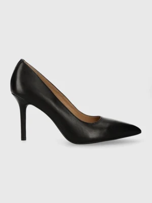 Lauren Ralph Lauren szpilki skórzane Lindella II kolor czarny 802940580001
