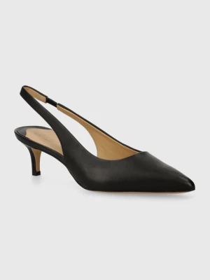 Lauren Ralph Lauren szpilki skórzane Lolah kolor czarny 802927937001