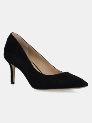 Lauren Ralph Lauren szpilki zamszowe Lanette kolor czarny 802962173001