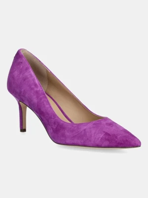 Lauren Ralph Lauren szpilki zamszowe Lanette kolor fioletowy 802962173004