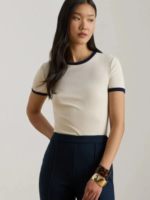 Lauren Ralph Lauren t-shirt basic damski z bawełną
