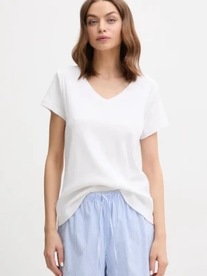 Lauren Ralph Lauren t-shirt bawełniany damski kolor biały ILN62373