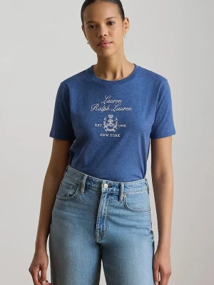 Lauren Ralph Lauren T-shirt damski bawełniany niebieski