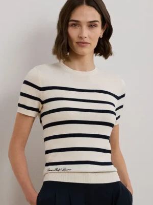 Lauren Ralph Lauren t-shirt damski kolor beżowy 200961688